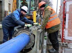 В Москве реконструировали водопровод в районе Арбата