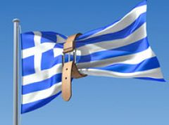 Еврочиновники в первый раз официально признали возможность дефолта Греции