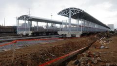 Железнодорожную станцию Остафьево в новой Москве достроят к концу года