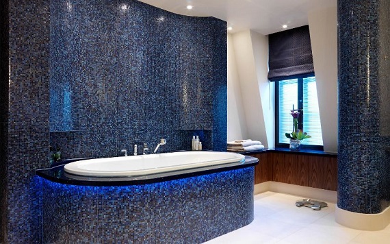  фото мозаичные вставки в дизайне ванной 